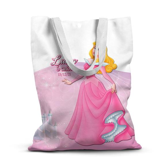 Sacolinha de Tecido para Festa Bela Adormecida