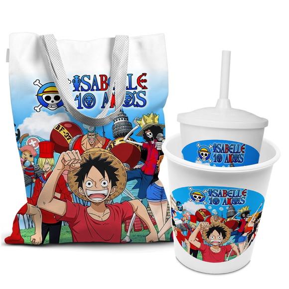 Kit Sacola +copo +balde Festa One Piece 3