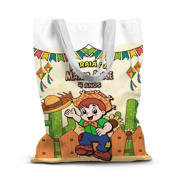 Sacolinha de Tecido para Festa Festa Junina Menino