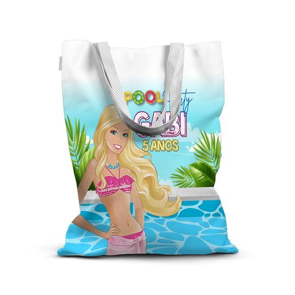 Sacolinha de Tecido para Festa Barbie Pool Party Ref:1551
