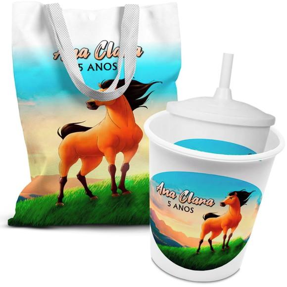 Kit Sacolinha +copo +balde Pipoca Spirit