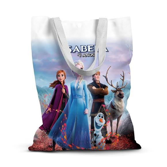 Sacolinha de Tecido para Festa Frozen