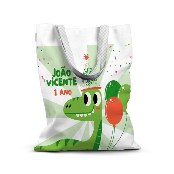Sacolinha de Tecido para Festa Dinossauro 3