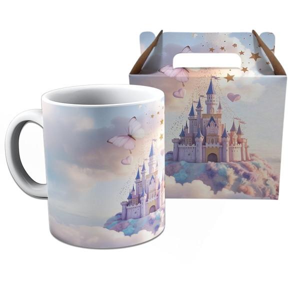 Kit Caneca na Caixinha para Festa Castelo da Princesa