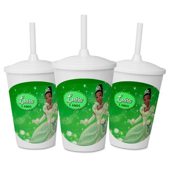 Copo Personalizado para Festa a Princesa Tiana e o Sapo 2