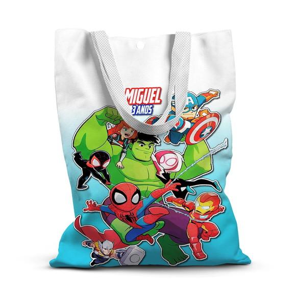 Sacolinha de Tecido para Festa Vingadores 2