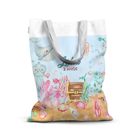 Sacolinha de Tecido para Festa Fundo do Mar 9