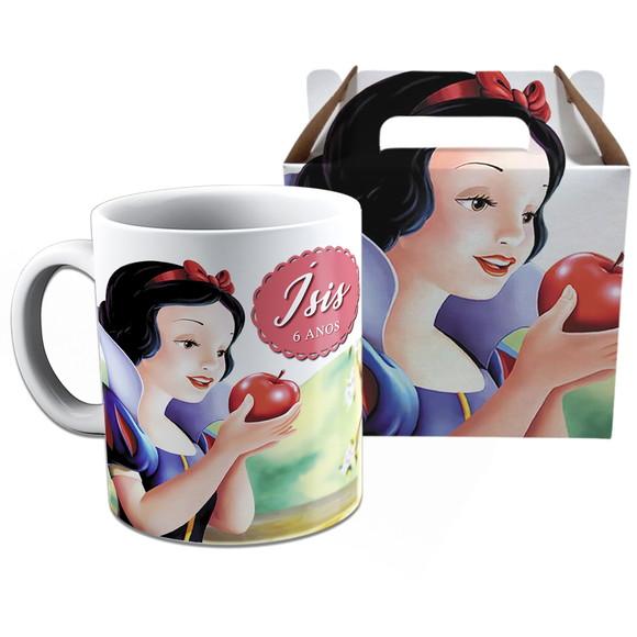 Kit Caneca na Caixinha para Festa Branca de Neve Clássico