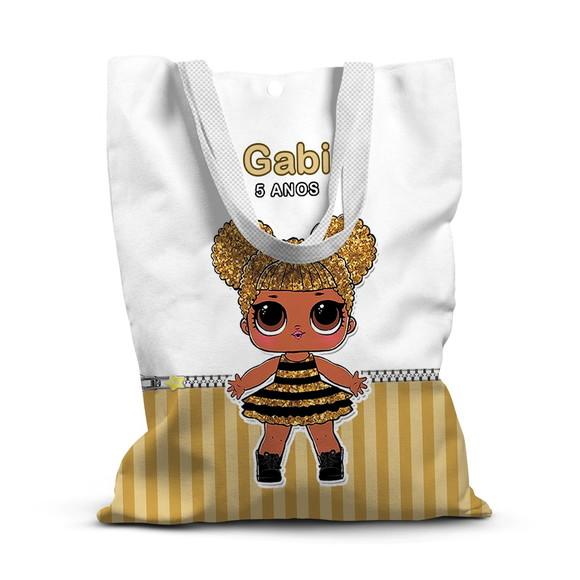 Sacolinha de Tecido para Festa Lol Queen Bee