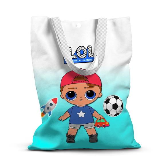 Sacolinha de Tecido para Festa Lol Menino