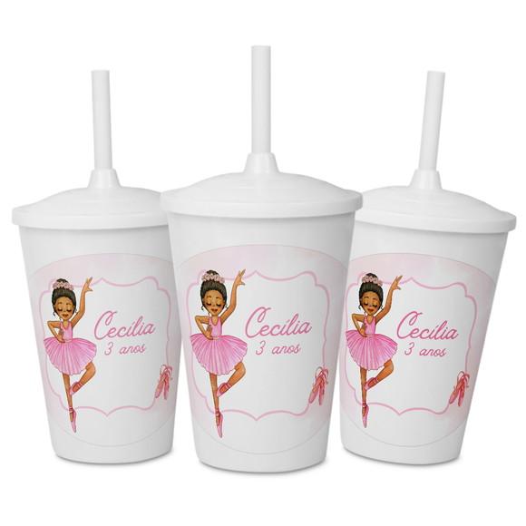 Copo Personalizado para Festa Bailarina 5