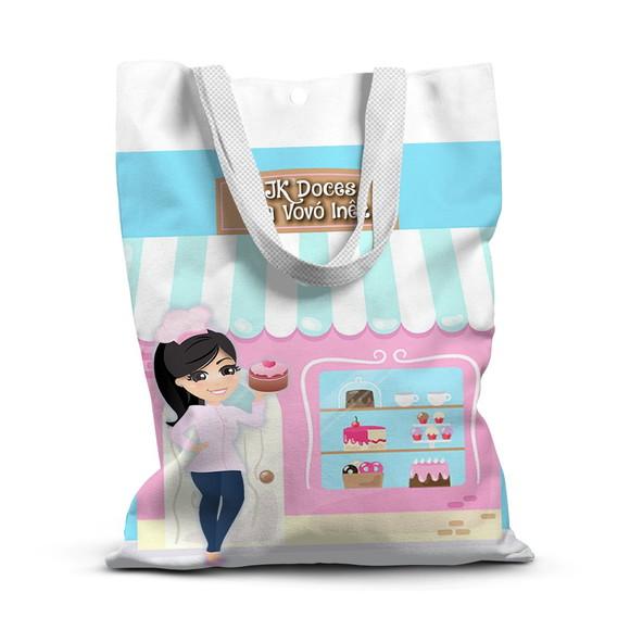 Sacolinha de Tecido para Festa Confeitaria 2