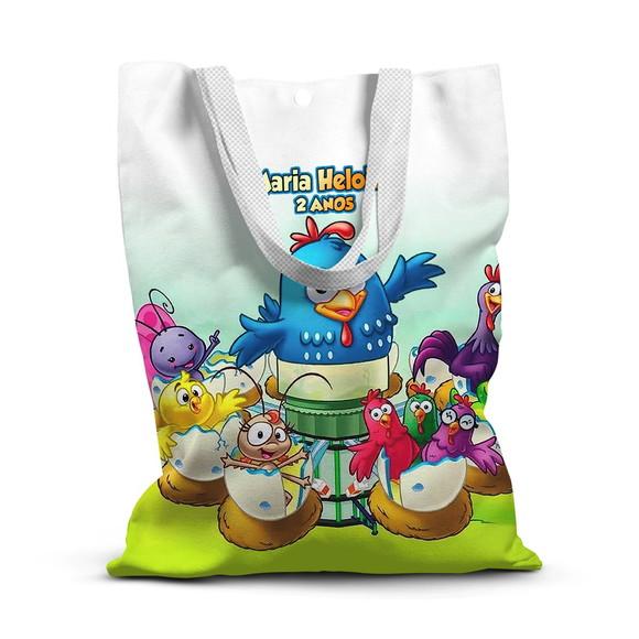 Sacolinha de Tecido para Festa Galinha Pintadinha 3