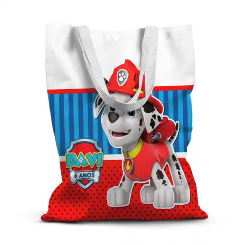 Sacolinha de Tecido para Festa Patrulha Canina 3