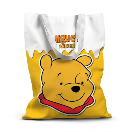 Sacolinha de Tecido para Festa Ursinho Pooh 1