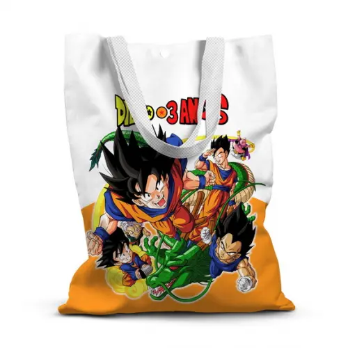 Sacolinha de Tecido para Festa Dragon Ball