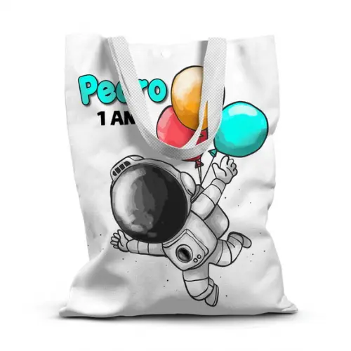 Sacolinha de Tecido para Festa Astronauta 2