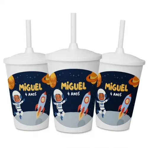 Copo Personalizado para Festa Astronauta 4