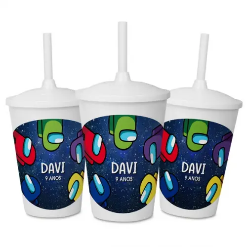 Copo Personalizado para Festa Among Us
