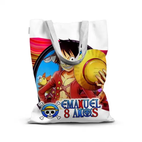 Sacolinha de Tecido para Festa One Piece 1