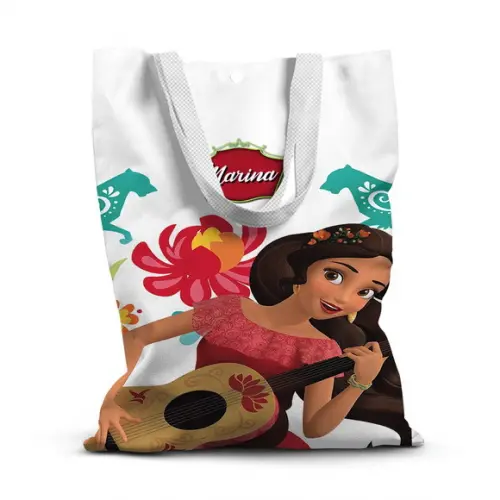 Sacolinha de Tecido para Festa Elena de Avalor