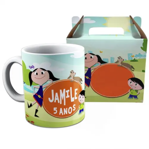 Kit Caneca na Caixinha para Festa Show da Luna