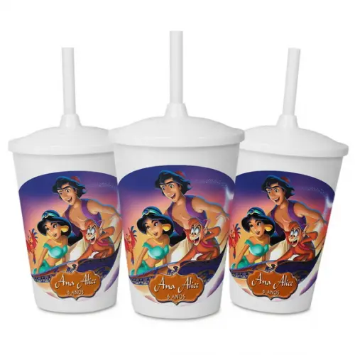 Copo Personalizado para Festa Aladim
