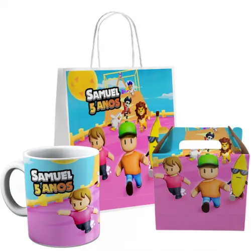 Kit Festa Caneca Caixinha e Sacolinha 229