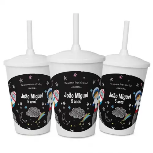 Copo Personalizado para Festa Astronauta 5