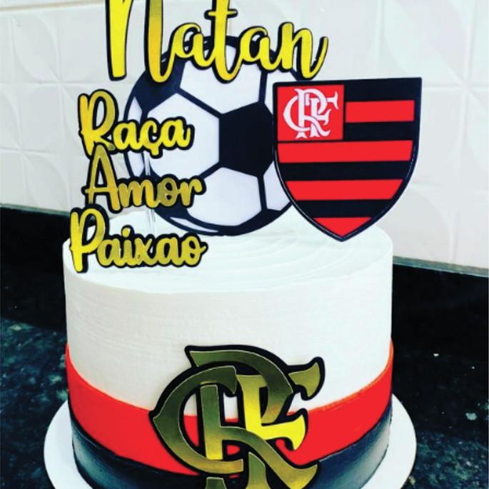 topo de bolo flamengo