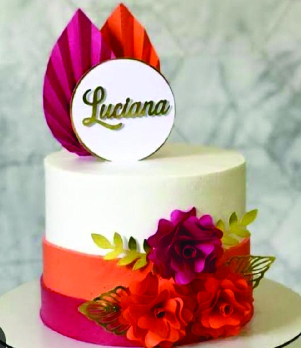 topo de bolo girassol menina baby