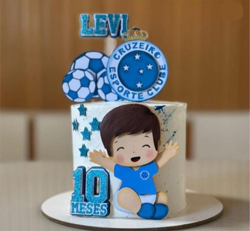topo de bolo cruzeiro menino baby
