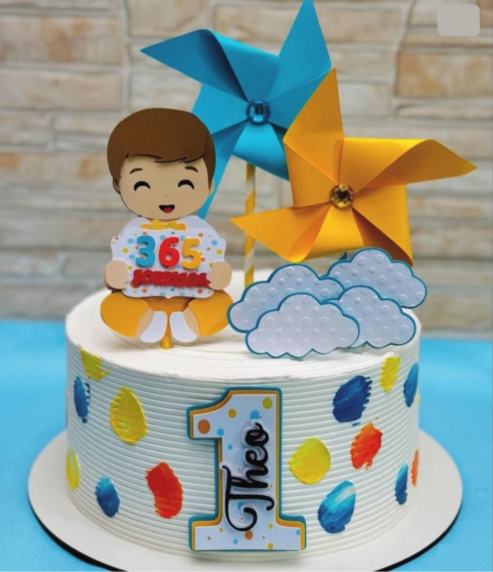 topo de bolo 365 sorrisos