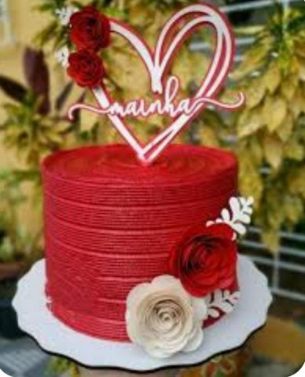 topo de bolo feliz dia das mães mainha