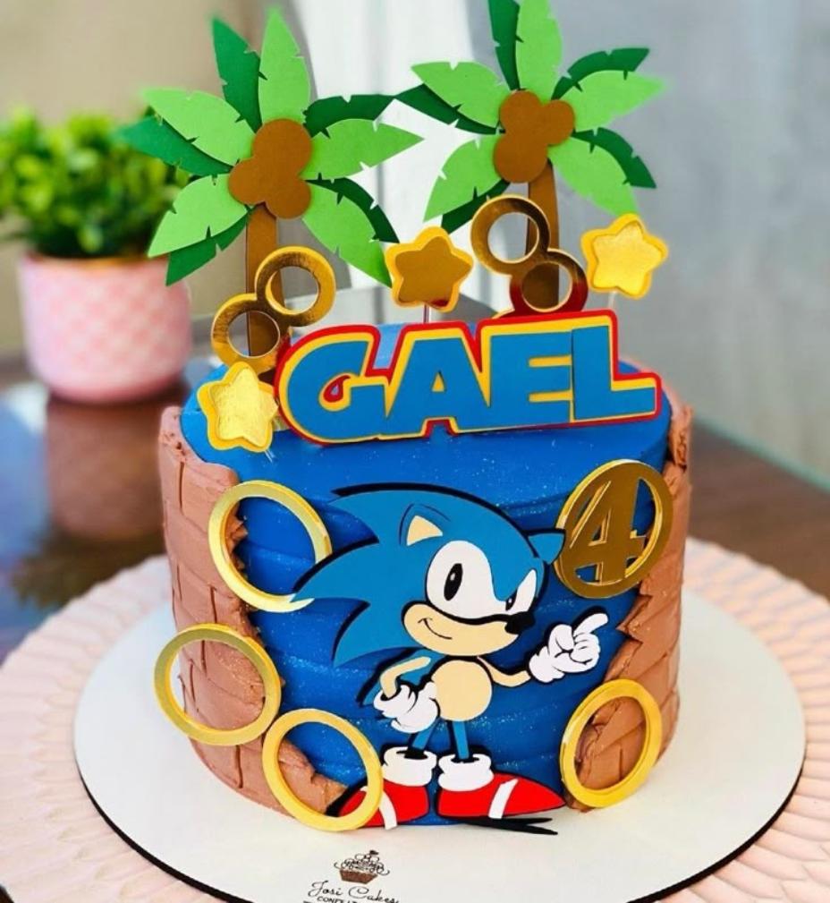 topo de bolo sonic