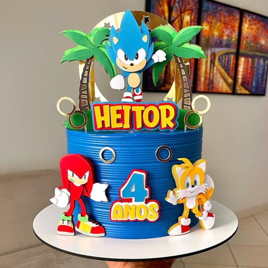 topo de bolo sonic