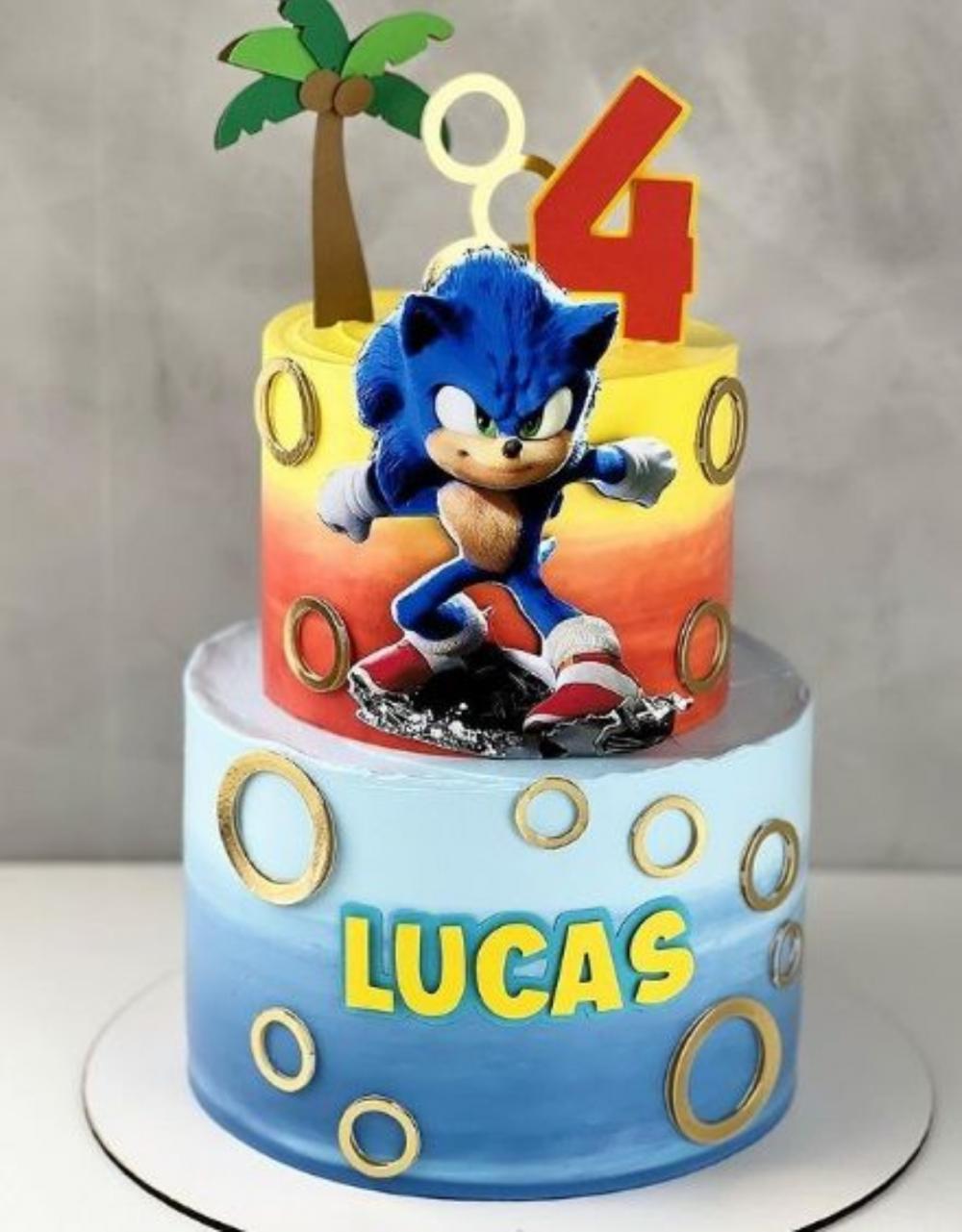 topo de bolo sonic