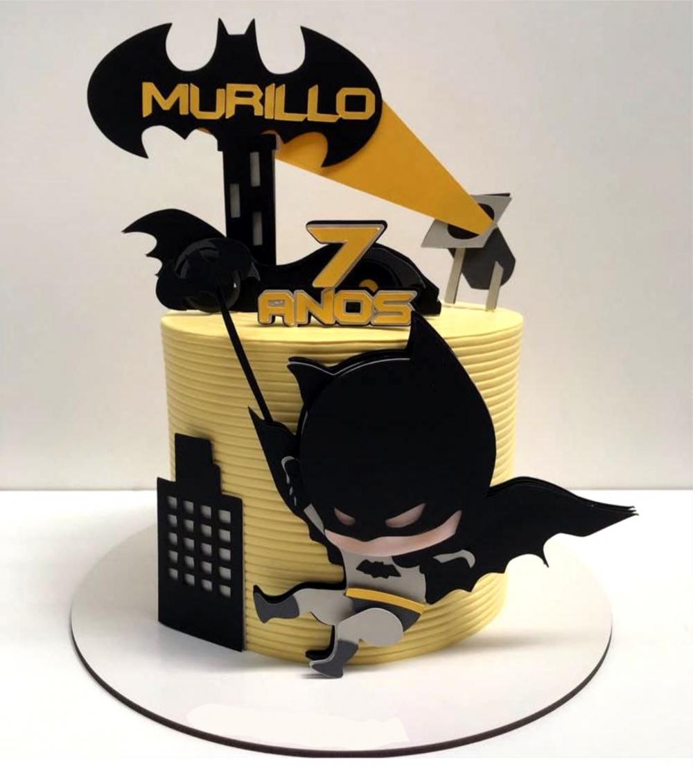 topo de bolo batmam baby