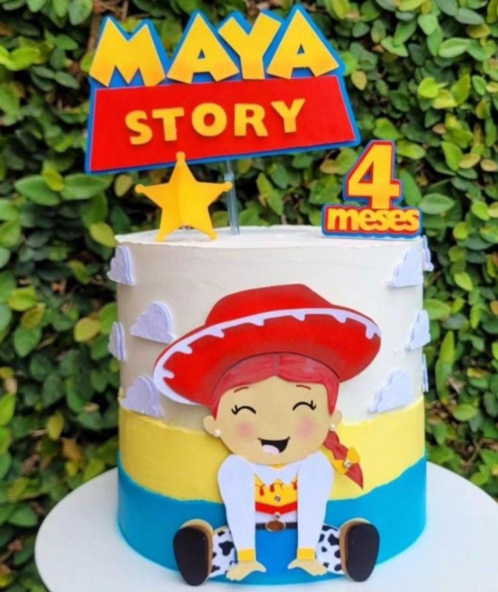 topo de bolo toy story jessie