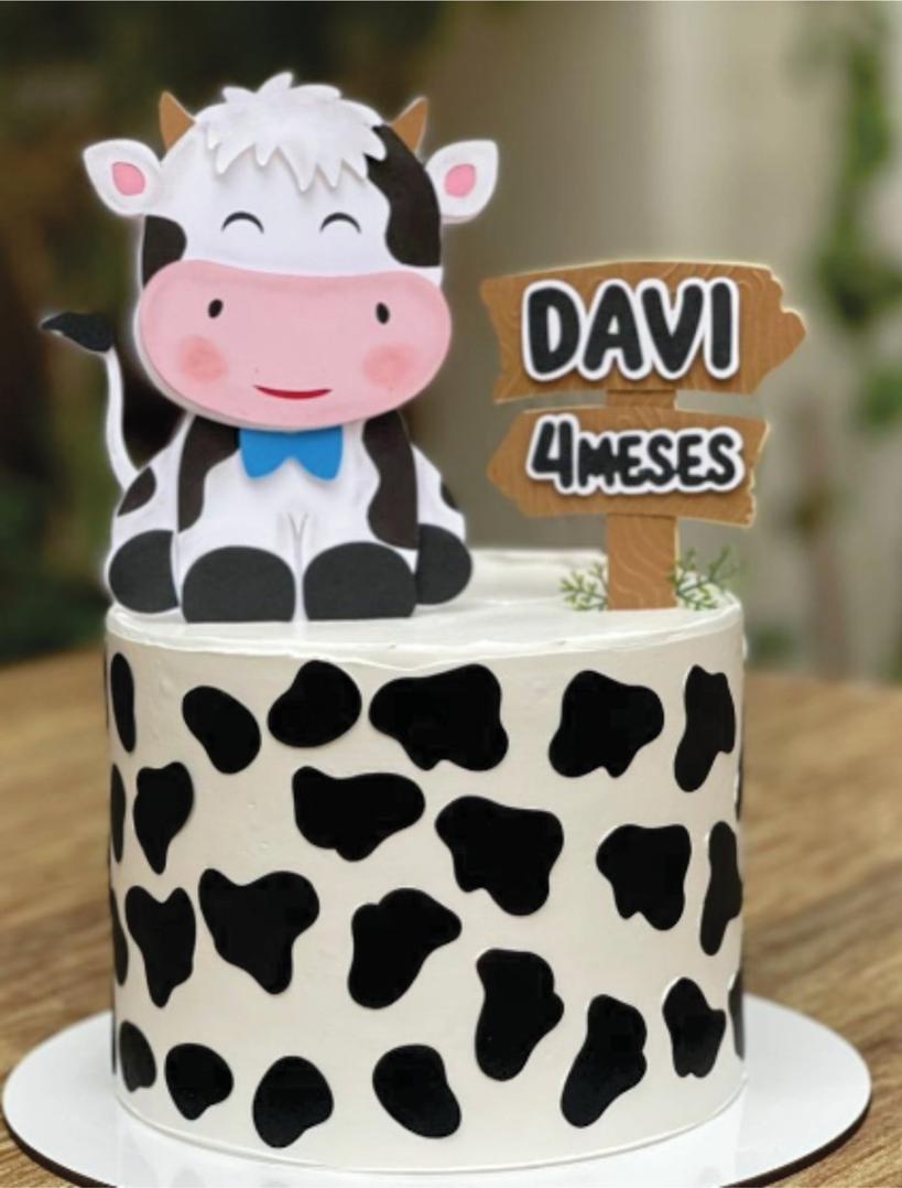 topo de bolo eu amo tete