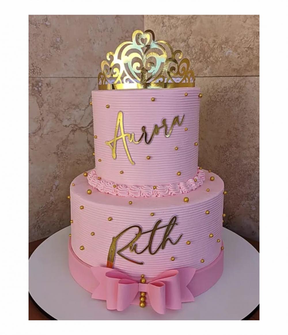 topo de bolo coroa realeza