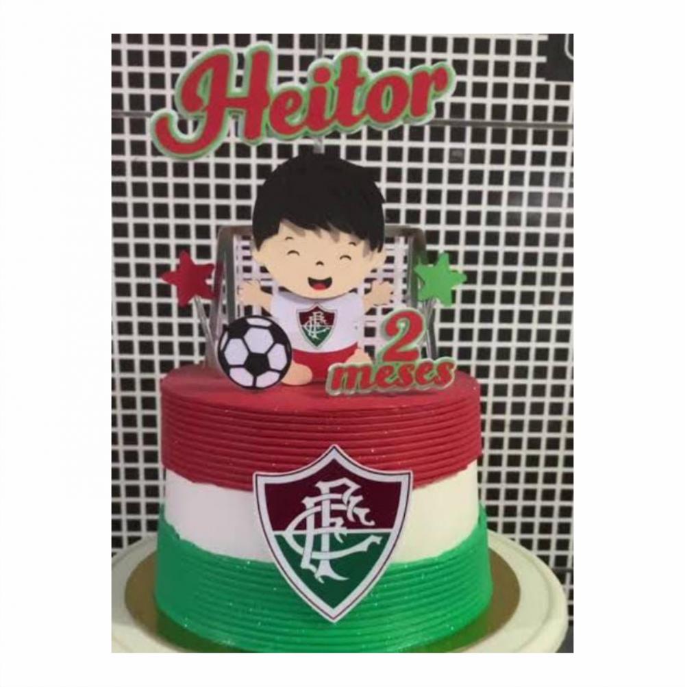 topo de bolo fluminense menino baby