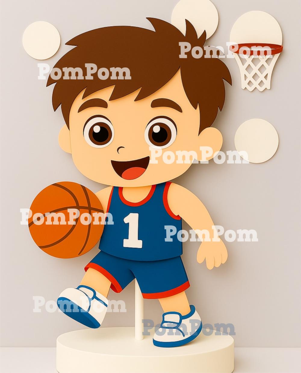 topo de bolo basquete