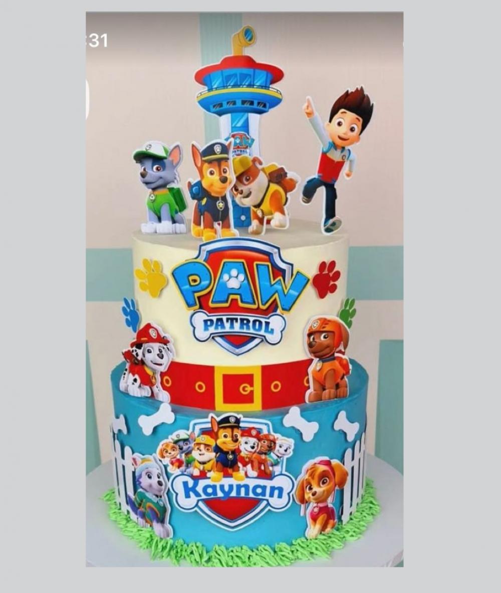 topo de bolo patrulha canina