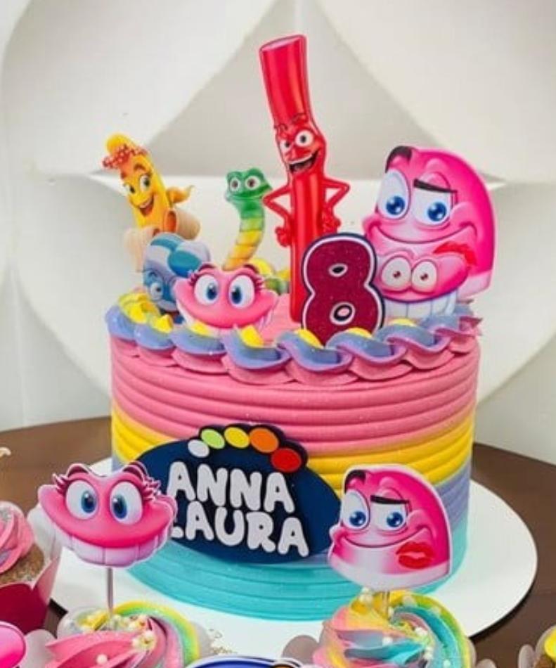 topo de bolo doces fini