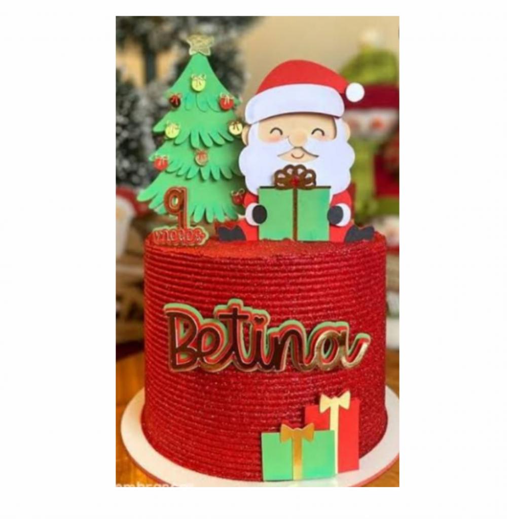 topo de bolo natal mesversário