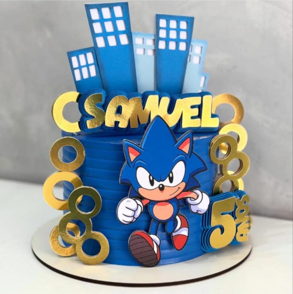 topo de bolo sonic