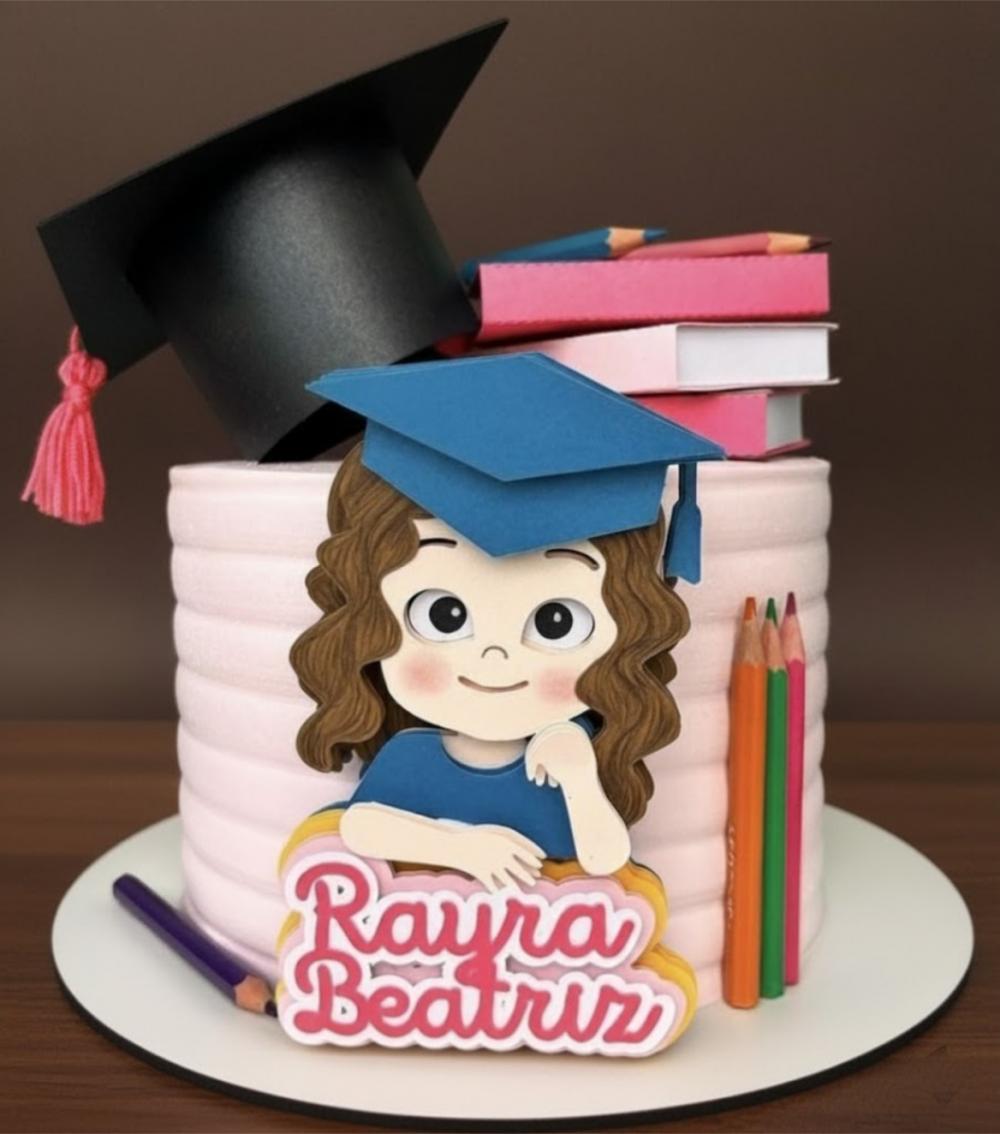 topo de bolo abc menina