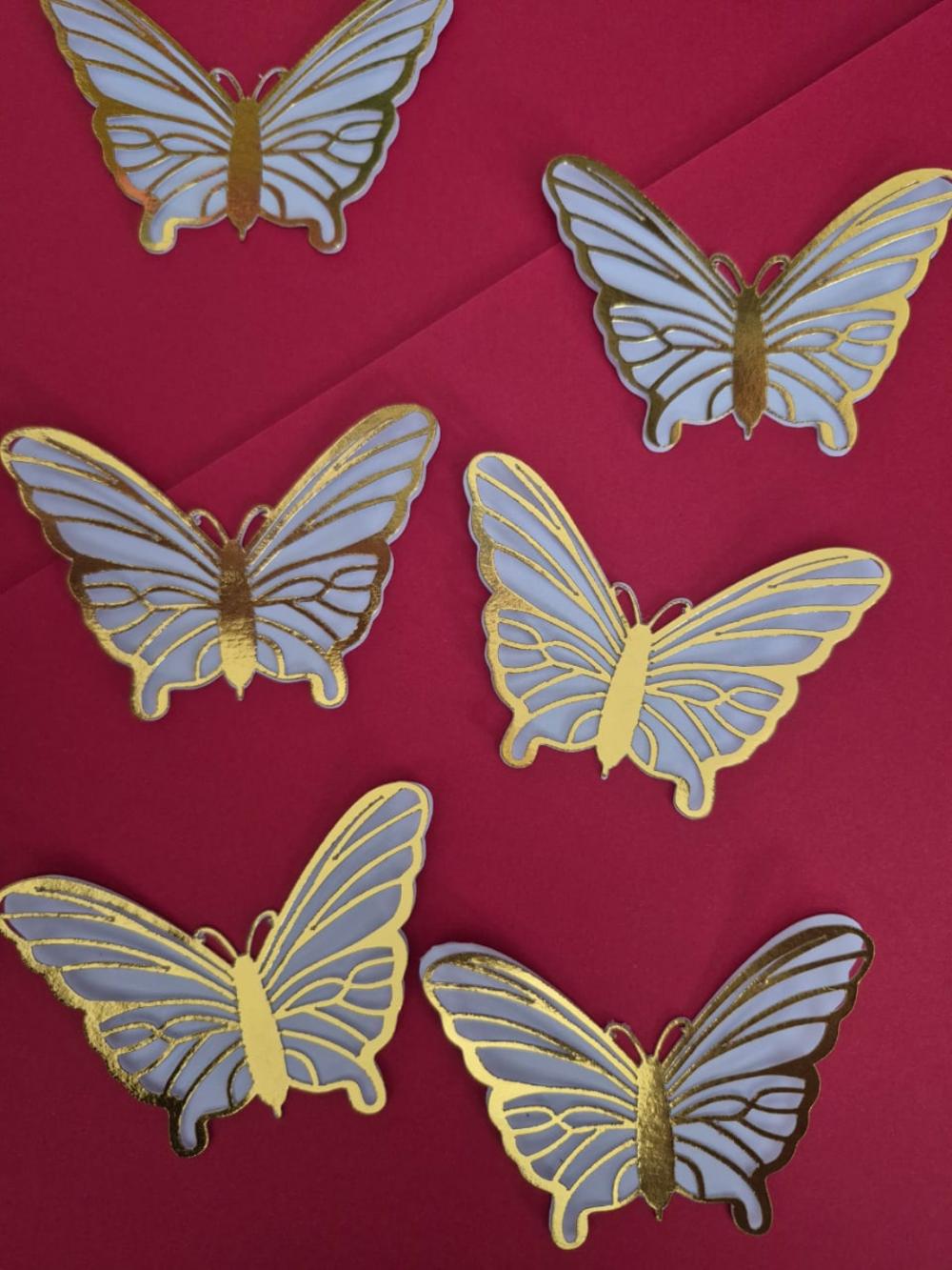 topo de bolo borboletas