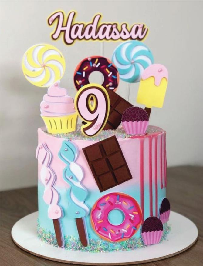 topo de bolo doces e guloseimas